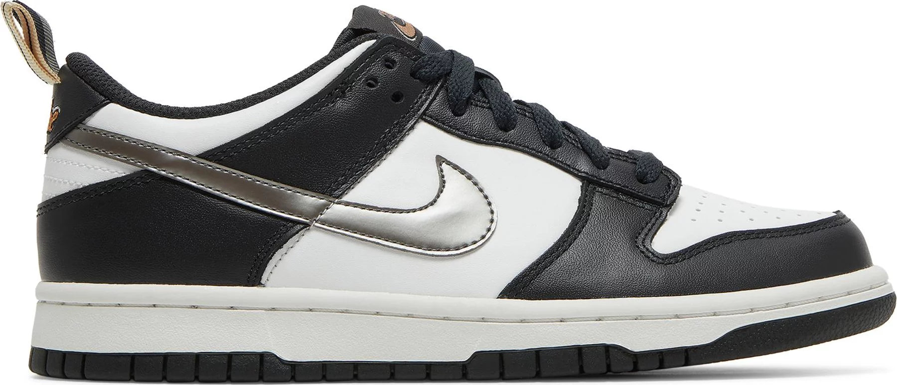 Nike Dunk Low Black White Metallic (GS)