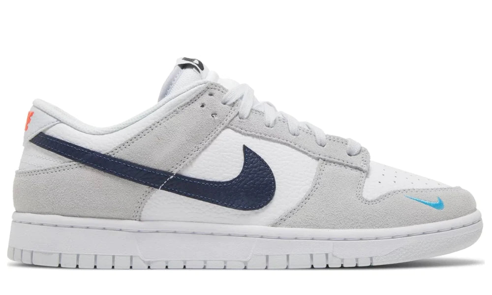 Nike Dunk Low 'Mini Swoosh - Football Grey Midnight Navy'