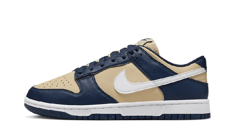 Nike Dunk Low Next Nature Midnight Navy Gold