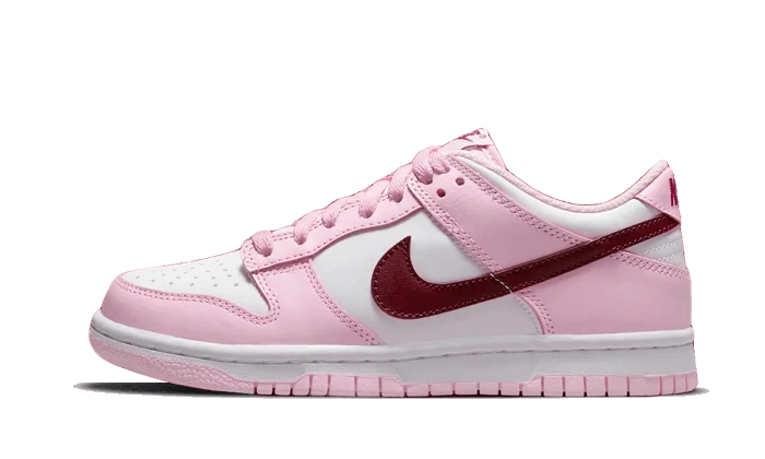 Nike Dunk Low Pink Foam Red White