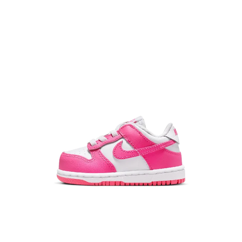 Nike Dunk Low TDE (White/Laser Fuchsia)