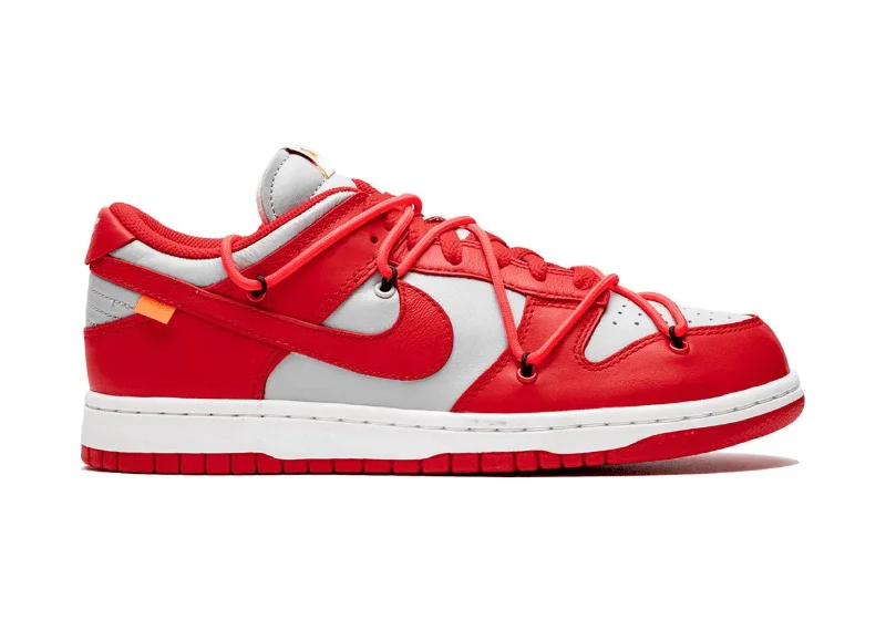 Nike Dunk Low X Off-White University Red