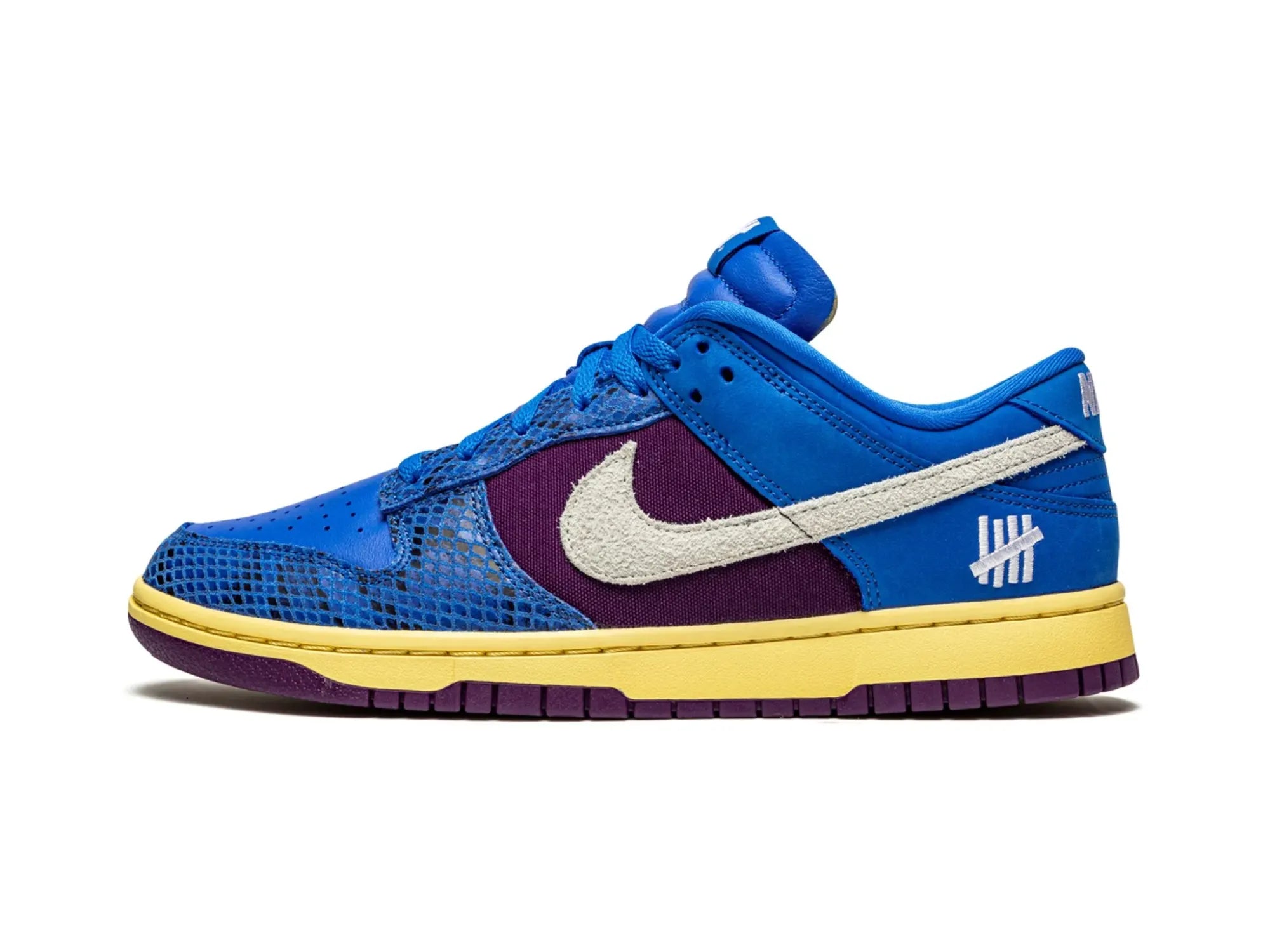 Nike Dunk Low X UNDEFEATED "5 On It - Blue Purple"