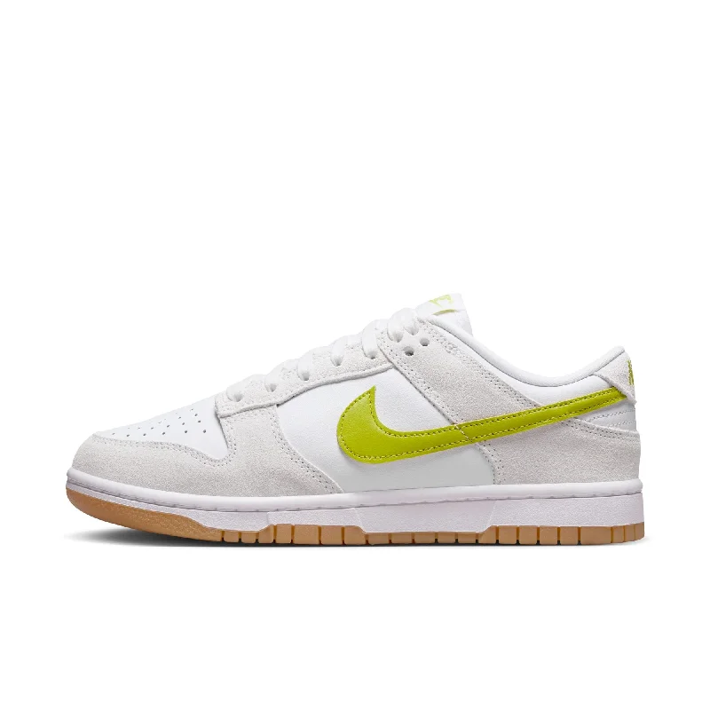 WMNS Nike Dunk Low (White/Bright Cactus/Gum Yellow)