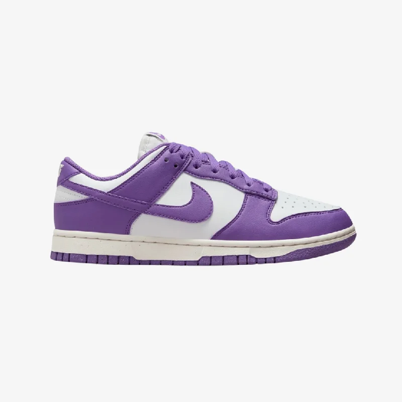 womens nike dunk low (summit white/black rasberry)